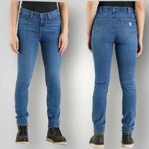 CARHARTT Women’s‎ Mid Rise Jean | RUGGED FLEX®|
Slim Tapered Fit | Size 20 Tall